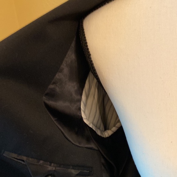 Pronto Uomo Platinum Men’s Black Jacket; Size 37 Regular - Picture 3 of 5